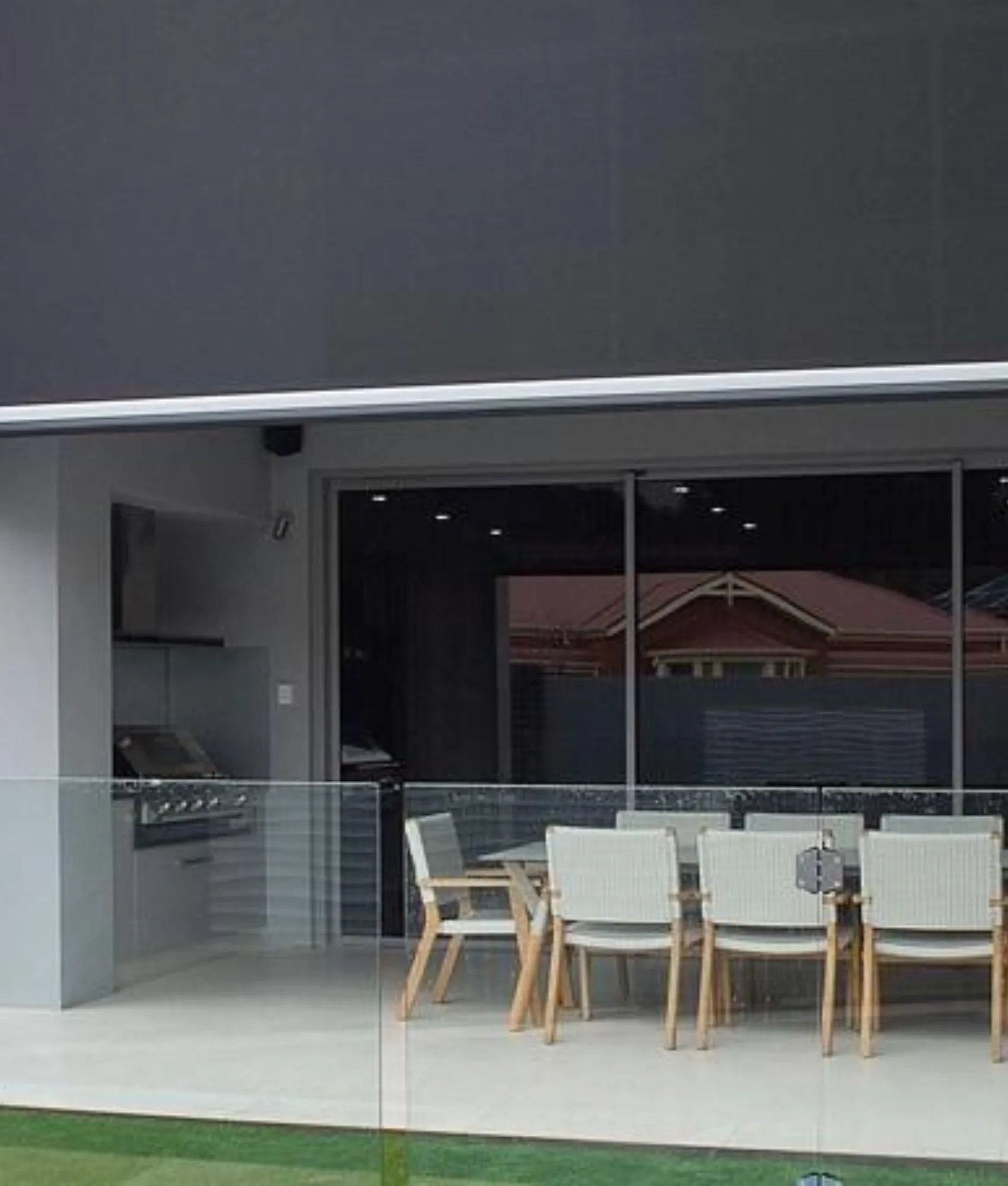 Ziptrak outdoor blinds consultation setting